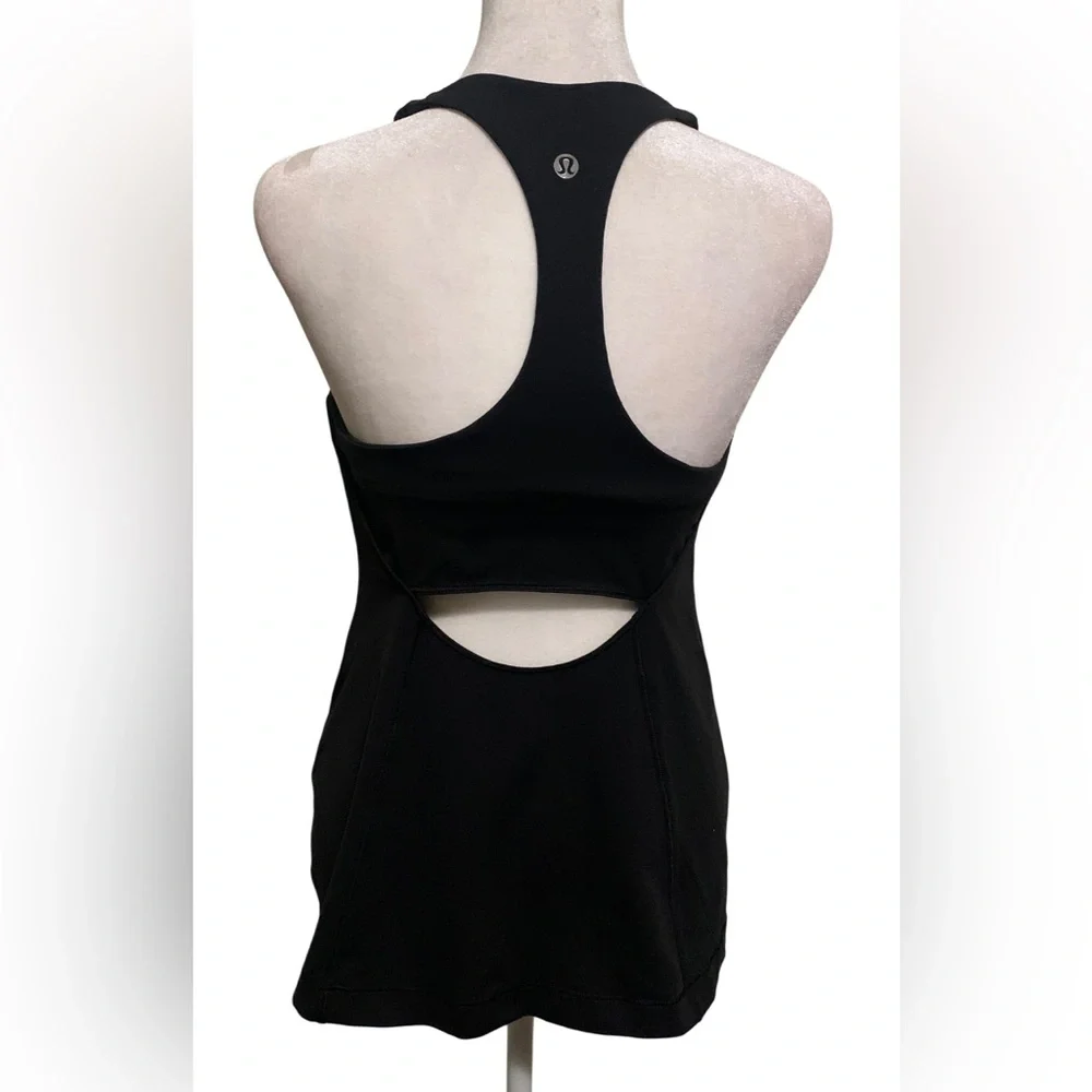 Lululemon Women Athletica Black Tank Top. Size 6 Pre-Owned